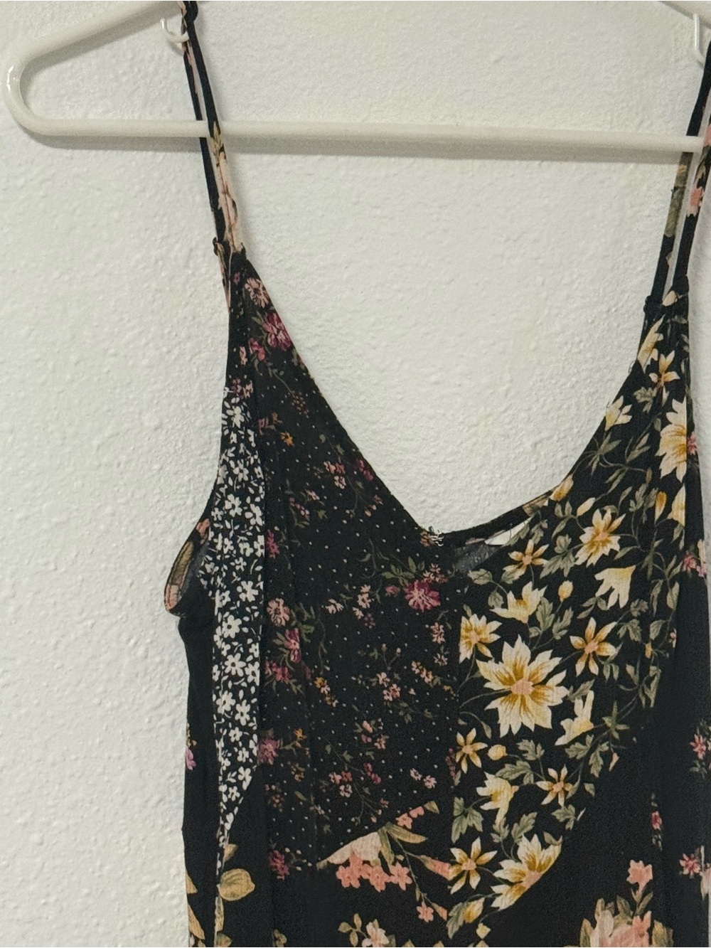 American Eagle Outfitters Black Floral Maxi Romper - Picture 3 of 14
